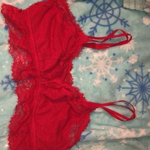 Red American Eagle bralette